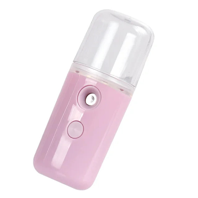 USB Rechargable Portable Air Humidifier Handheld Mist Diffuser Mini Steamed Face Skin Care Mist Sprayer 30ml Mini Air Humidifier