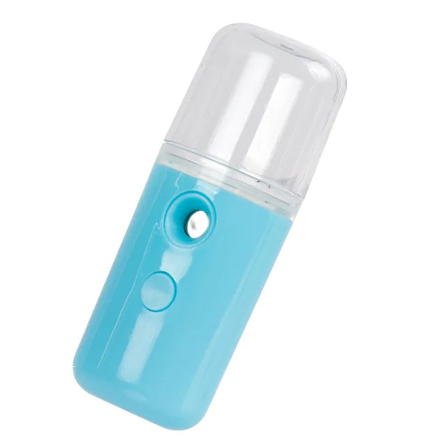 USB Rechargable Portable Air Humidifier Handheld Mist Diffuser Mini Steamed Face Skin Care Mist Sprayer 30ml Mini Air Humidifier