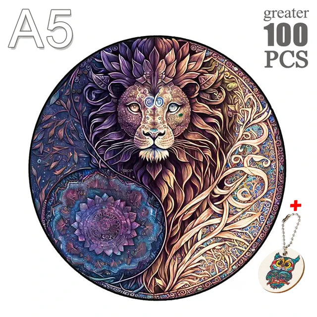 Unique Wooden Jigsaw Puzzles For Adults Kids Wooden Puzzle Educational Toys Gifts Wood DIY Crafts Tree of Life Puzzle Games