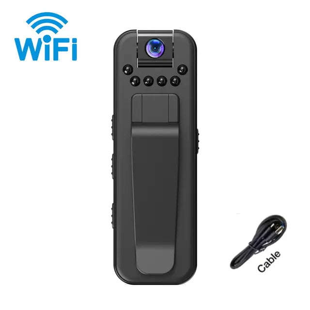 Upgrade WIFI Body Camera HD 1080P Portable Small Digital Video Recorder Police BodyCam Infrared Night Vision Miniature Camcorder