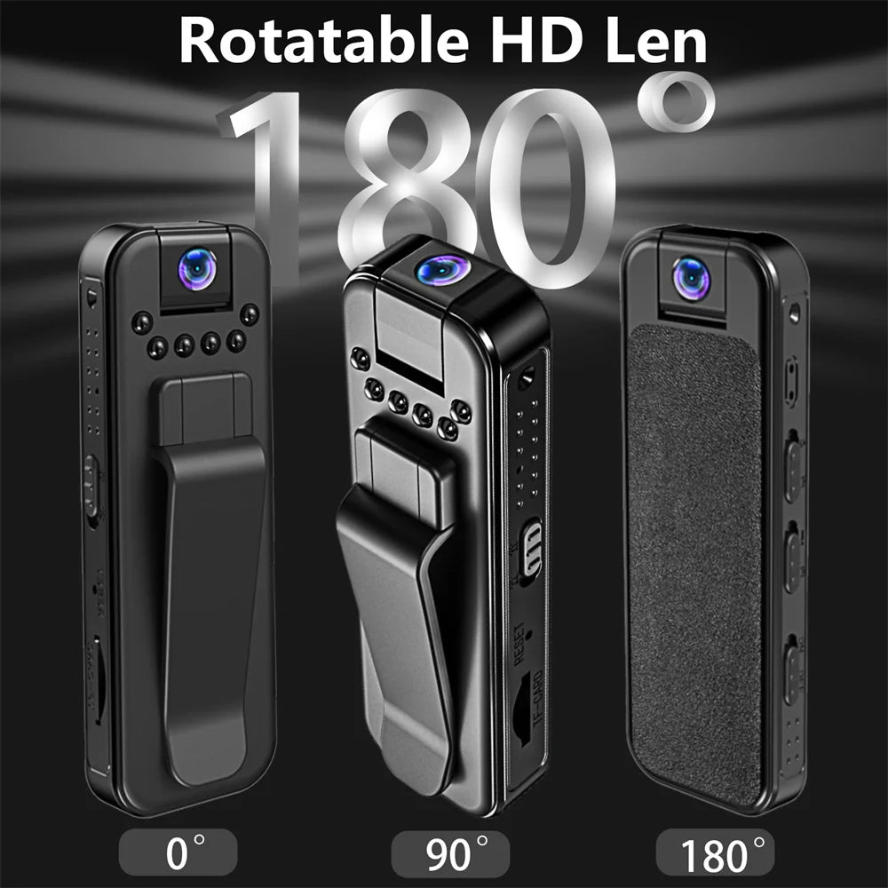 Upgrade WIFI Body Camera HD 1080P Portable Small Digital Video Recorder Police BodyCam Infrared Night Vision Miniature Camcorder