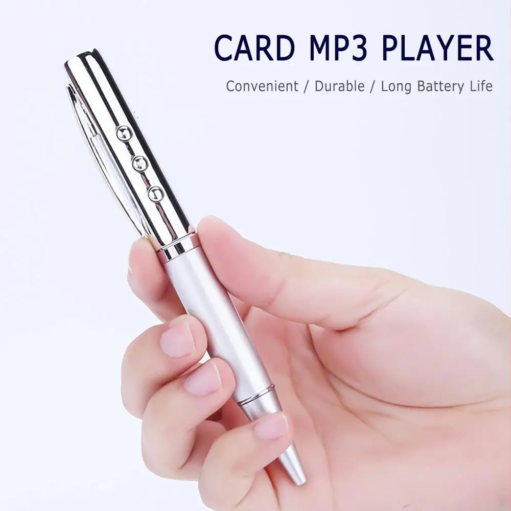 Usb Writable Pen  Player Petite Lossless Sound Button Control Student Walkman 3.5mm Supportstf Card Mp3 Media Mp3 Player Mini