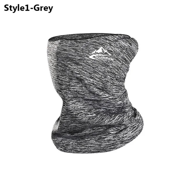 Winter Neck Warmer Cycling Scarf Outdoor Running Sports Headwear Face Scarf Bicycle Bandana Men Simple Fashion Bike Headbands