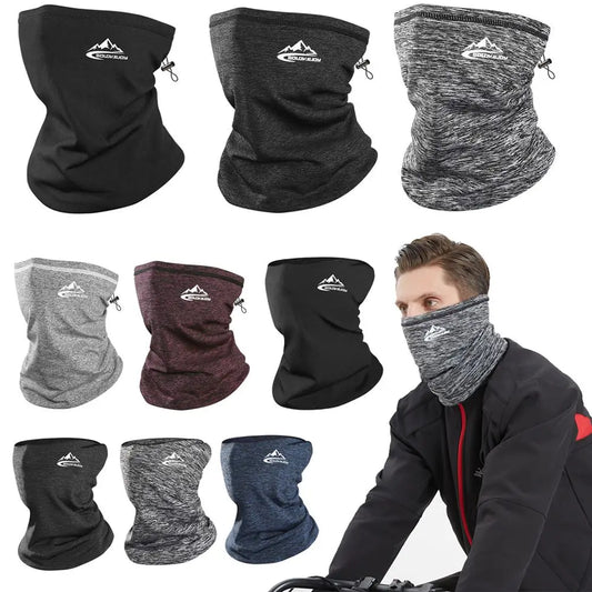 Winter Neck Warmer Cycling Scarf Outdoor Running Sports Headwear Face Scarf Bicycle Bandana Men Simple Fashion Bike Headbands