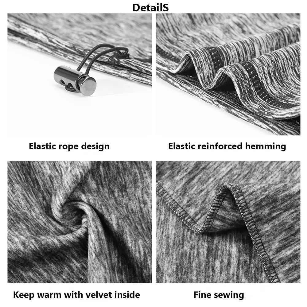 Зимски топлији шал за врат Бициклистички шал Спортска опрема за трчање на отвореном Шал за лице Бициклистичка бандана за мушкарце Једноставне модне траке за главу за бицикле 