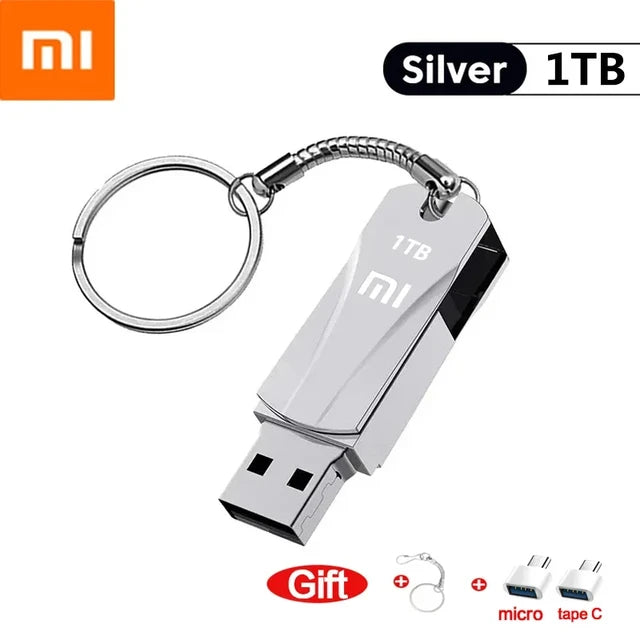 Xiaomi Metal 16TB U Disk Flash Drive USB 3.0 High Speed File Transfer 8TB 4TB Ultra-large Capacity Memoria Stick Waterproof 2024