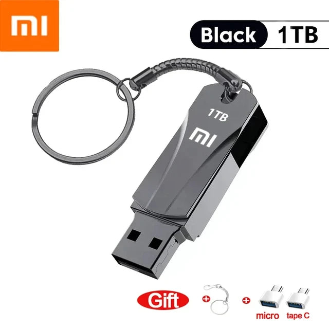 Xiaomi Metal 16TB U Disk Flash Drive USB 3.0 High Speed File Transfer 8TB 4TB Ultra-large Capacity Memoria Stick Waterproof 2024