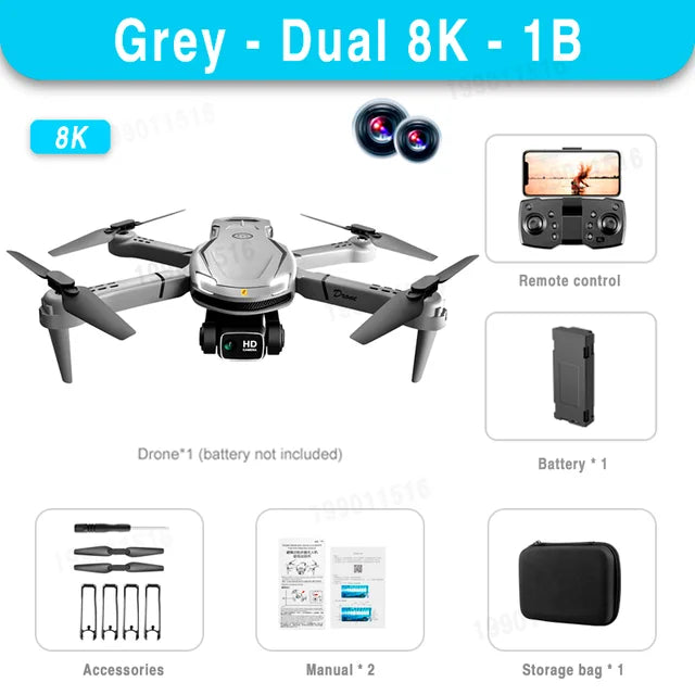 Xiaomi Mijia V88 Mini Drone 8K HD Dual Camera 5G GPS Obstacle Avoidance Photography Optical Flow Foldable Toy UAV 9000M